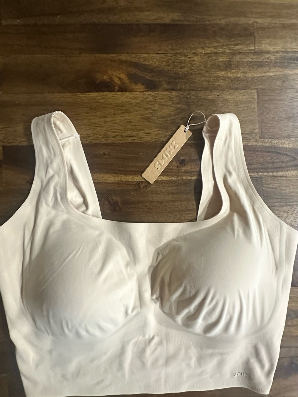 Skims New with tags Seamless Padded Bralette - Cream